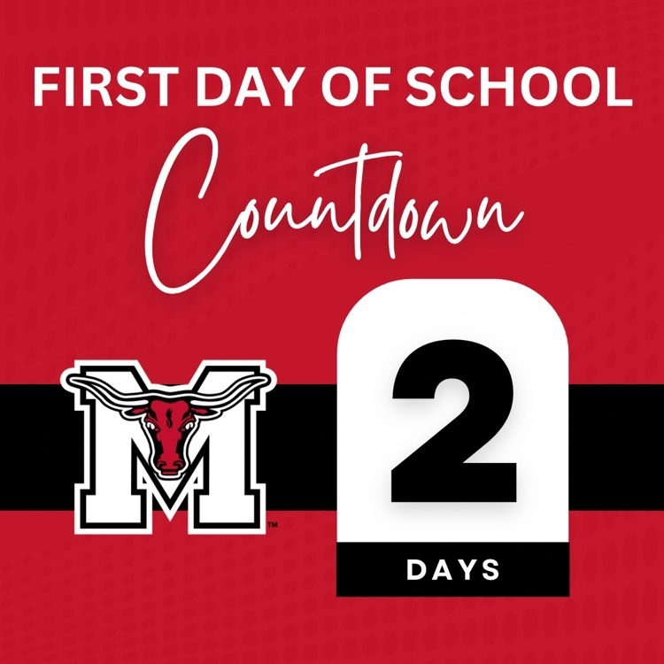 2 days until the first day